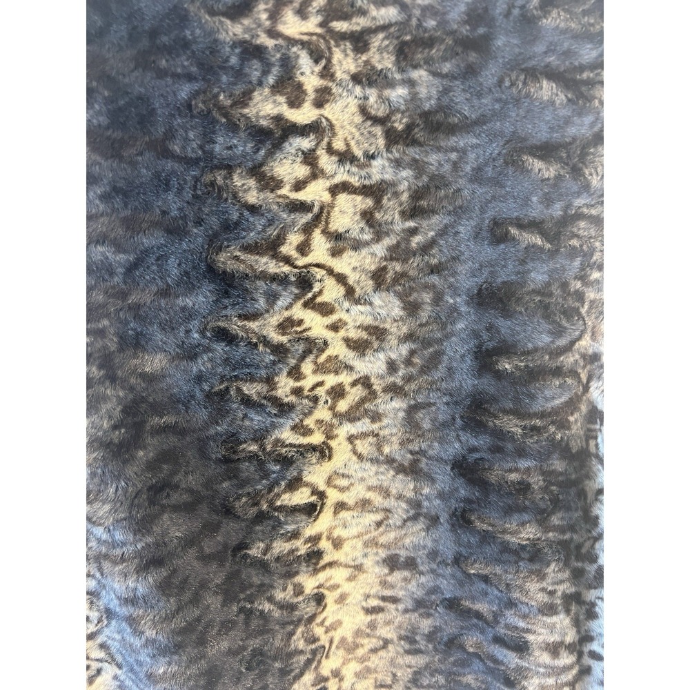 Vtg Y2K Mob Wife Cache Faux Fur Vest Women L Rhinestone Festival Rave Party - Picture 7 of 9
